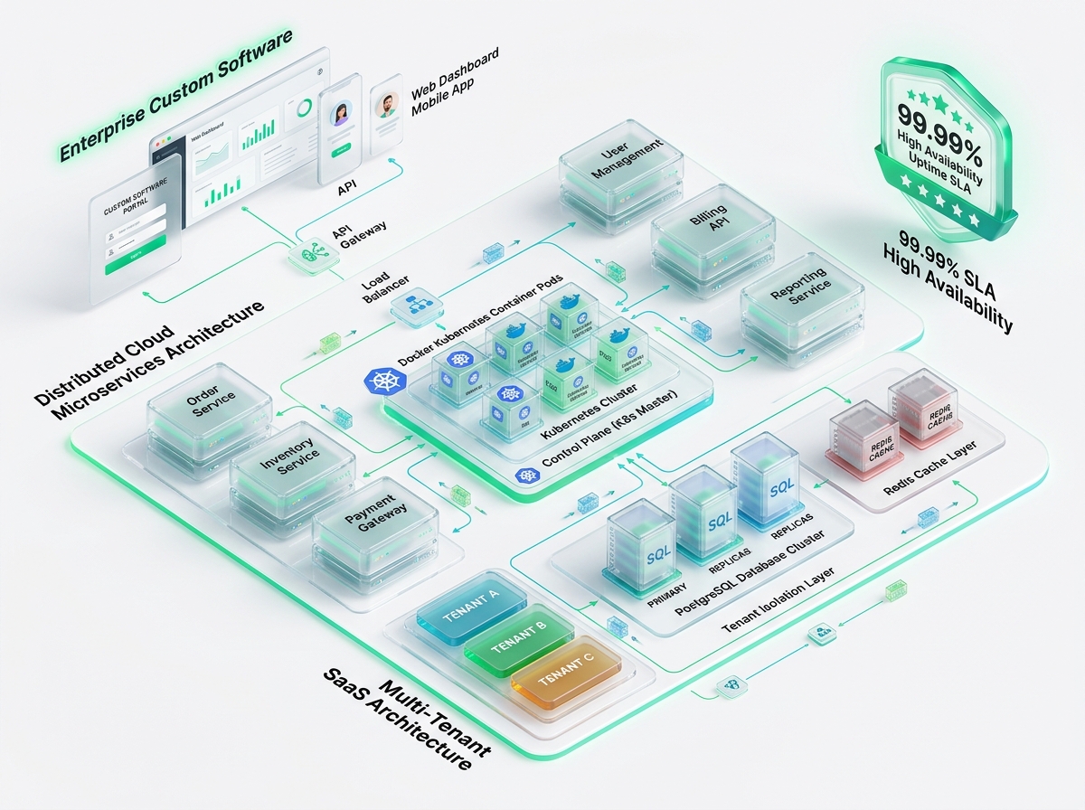 Custom Software Development Architecture Showcase